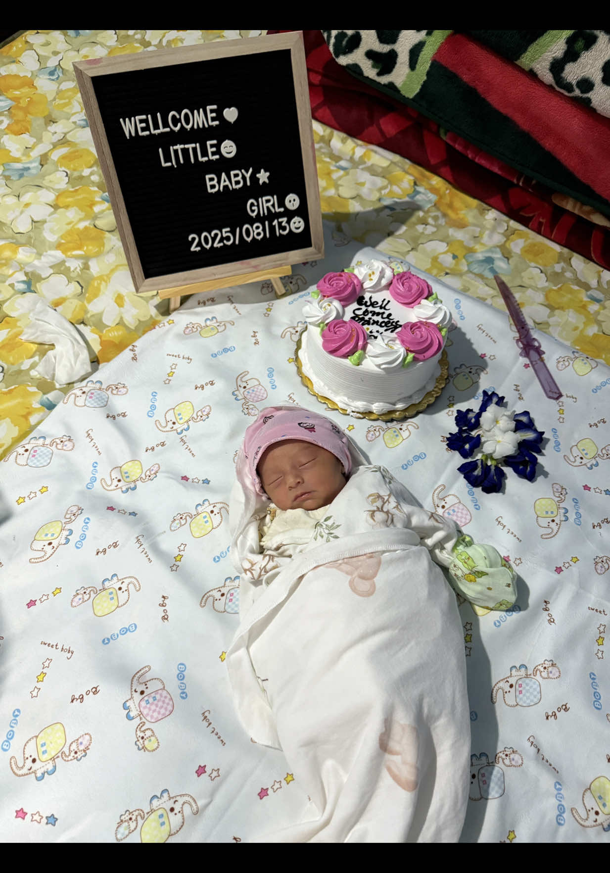 Welcomming our princess🥰😘 welcome to home❤️🙏 #newbornbaby #babygirrl💜 #princes @SaGar Khadka @tara khadka❤️ @♈ 