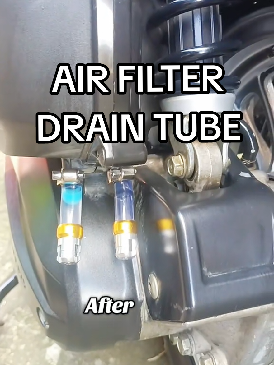 Palitan nyo na air filter drain tube nyo guys. Napakaaffordable lang po at dali lang din linisin.  #CNC #airfilterdraintube #universaldraintube #motorcycleaccessories #FYP 