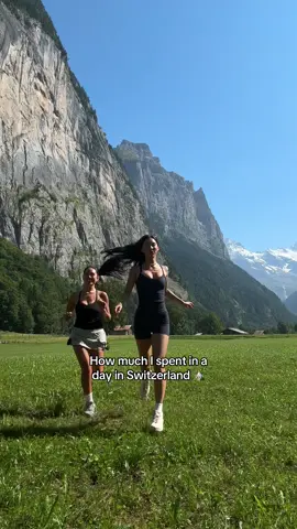 were you expecting more or less? There are def ways to do it in a more affordable way but this is just how much we spent this day #switzerland #travel #howmuchispendinaday 