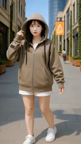 Áo Khoác Nỉ - Áo Khoác Form Rộng Hoodie Zíp 4 Túi Unisex