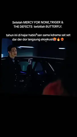 Setelah Moon baek terbitlah Gun rambut gondrong+ tatoan= Hot villain🫦🥵❤️‍🔥 #butterfly #kdrama