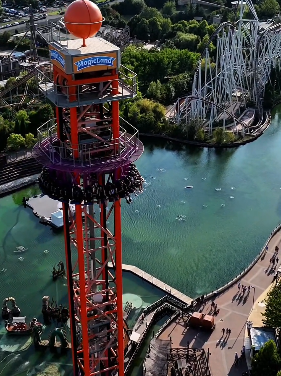 70 metri di altezza e cuore in gola. 😰 #magicland #parcodivertimenti 