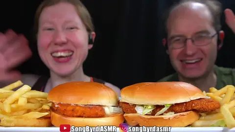 @McDonald’s Spicy McChicken Race ASMR #eatingasmr #foodasmr #foodrace #eatingchallange #mcdonalds 