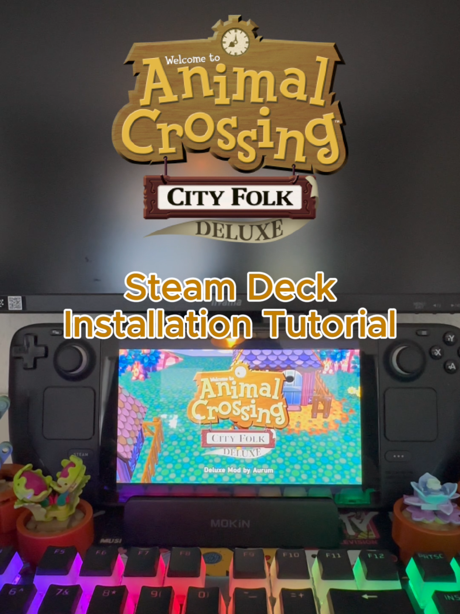 Animal Crossing City Folk Deluxe Steam Deck Installation Guide.  ‼️Highly recommend using Mouse and Keyboard for this  —-Links—- HD Texture Pack: tinyurl.com/ACCFHD Deluxe Mod: aurumsmods.com #animalcrossing #steamdeck #acnh #wii #tutorial