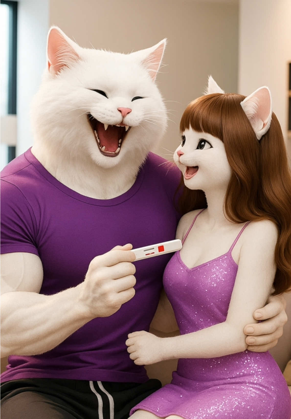 Kitten just needs love from his parents 🥹 #aicatstory #aicat #catai #catoftiktok #catusa 