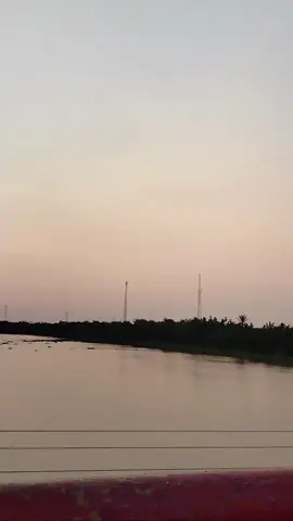 sunset di ujung sungai jumrah ❤️❤️ #fyp 