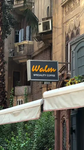all the way from Doha to Cairo.. @WALM CAFE 🇶🇦 #cairo_egypt 