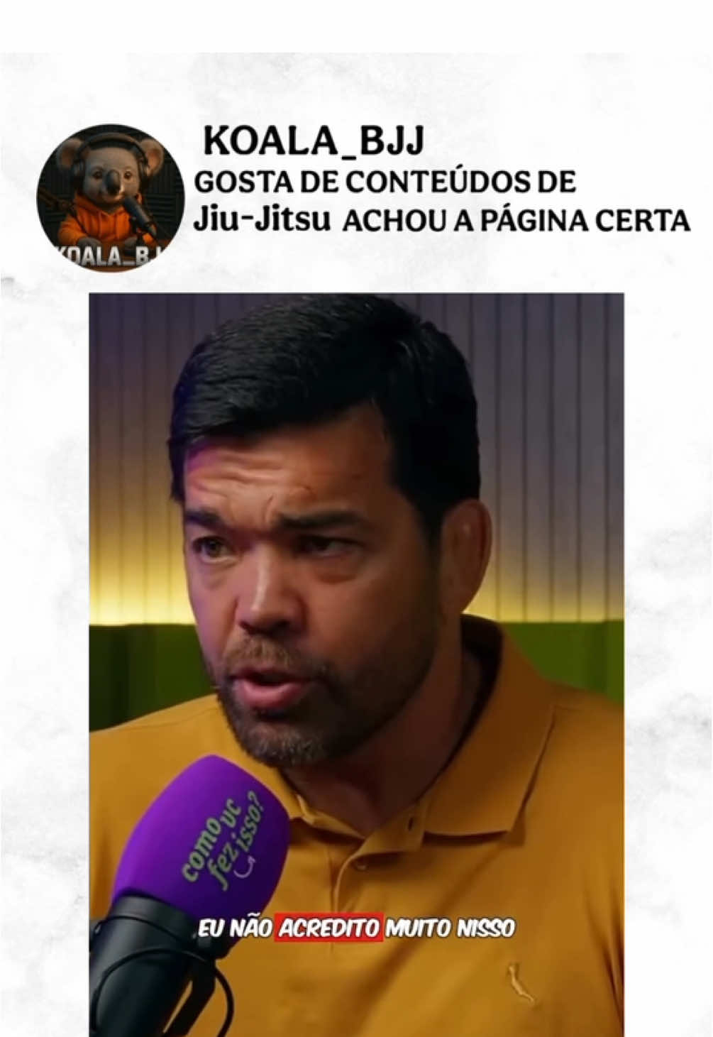 Koala BJJ 🐨🔥 “No Jiu-Jitsu, cada queda é uma lição, cada finalização é uma conquista, e cada treino é uma oportunidade de evoluir. Somos mais do que uma equipe. Somos uma família que luta junto, cresce junto e vence junto. OSS! 👊🐨 #KoalaBJJ #JiuJitsu #BJJLifestyle #BJJLife #ArteSuave                  