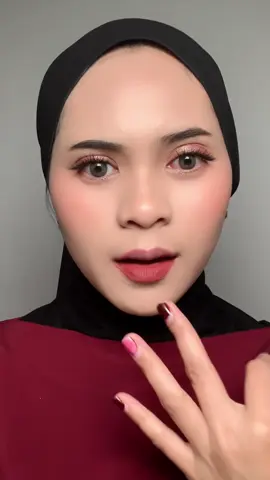 lagi suka warna maroon😍 #gogotales #makeup 