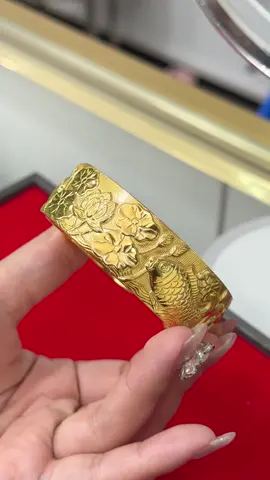 老葉16年打金老匠工，1克黃金打100克的荷花內心經手鐲，又是到考驗我手艺的時間了，#首飾 #飾品 #手鐲 #金包銀 #礼物 