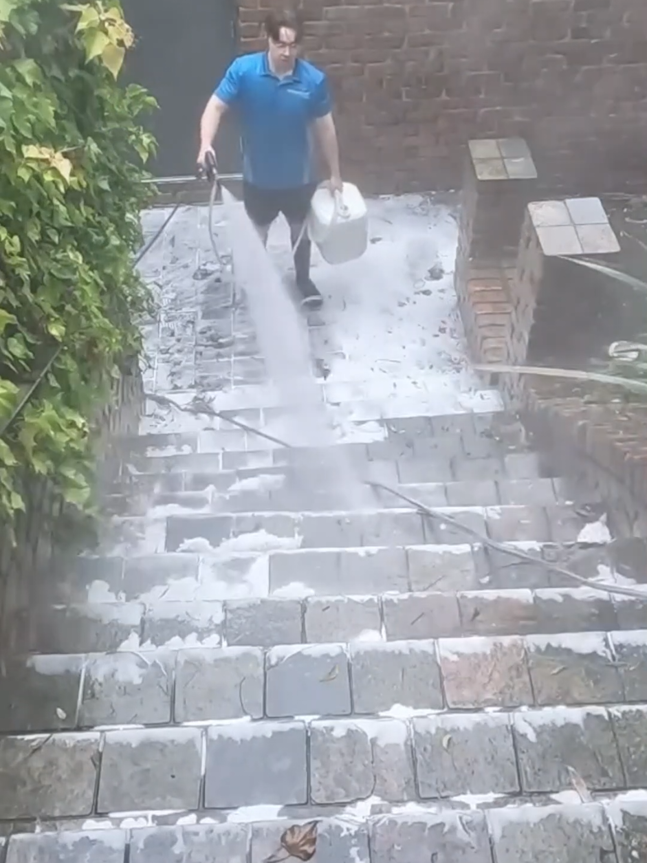 #cleaning #satisfying #relaxing #lawncare #asmr 