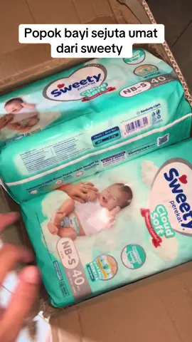 Rekomendasi popok bayi sejuta umat harga terjangkau dari sweety silahkan c.o mumpung lagi promo #fyp #fypシ #sweety #popokbayi #cuantanpabatas 