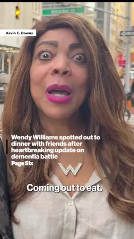 EXCLUSIVE: Wendy Williams was spotted out on the town following new updates on her dementia and aphasia diagnoses. Despite her recent cognitive test results, Williams was still in high spirits on Saturday.