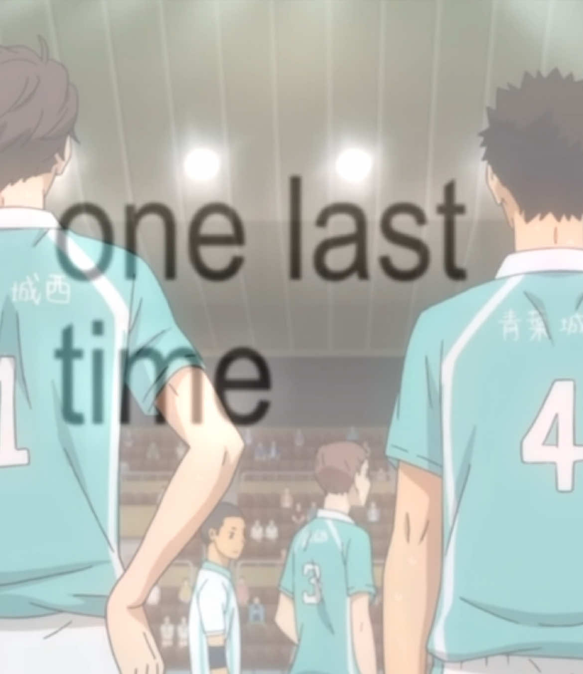 #iwaoi : one last time 💔 made this for @𝐋𝐢𝐥𝐥𝐲🇵🇱 so you can cry HAHAHAHHA #iwaizumihajime #fyp #oikawatooru #haikyuu 