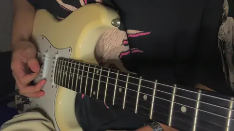 Nandito ako - rob daniel (electric guitar cover) #fyp #music 