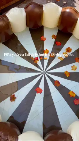 August is not a girls girl for this hot weather 🧡🍂 🧸. #fallaesthetic #fall2025 #fallvibes #falldecor #cozyathome 