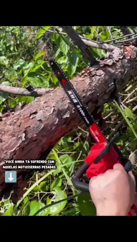 🚀 A motosserra portátil que tá VIRALIZANDO! 🔥 Potência de 1200W, 12 polegadas, duas baterias de longa duração e cortes rápidos sem esforço. 🌳 Ideal pra podar, cortar lenha e facilitar sua vida no campo ou em casa. 🪚 Promoção relâmpago – corre antes que acabe! ⚡ Hashtags #MotosserraEletrica #FerramentasPortateis #OfertasTikTok #PromoçãoRelâmpago #Viral 