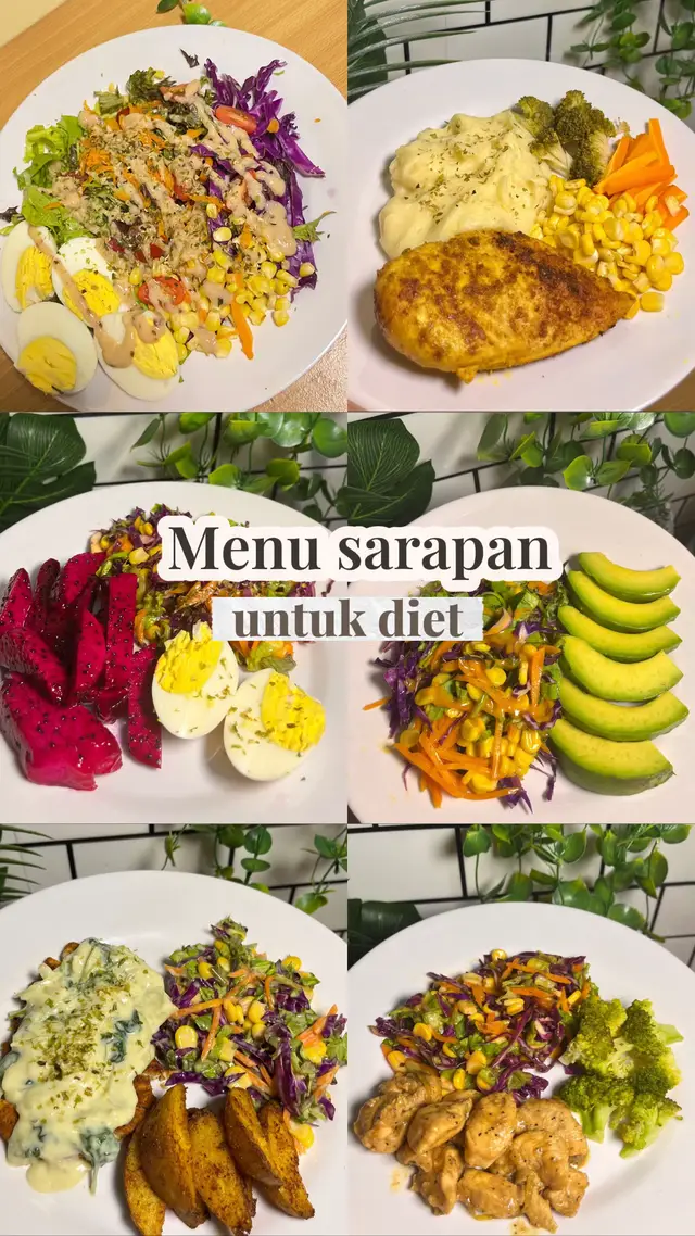 cocok banget buat ide menu diet, ngga usah bingung-bingung mau makan apa 🌸🎀 #menudiet #dietsehat #healthylifestyle #sehat #salad 
