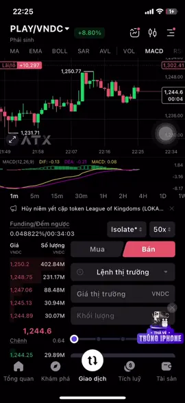 Cùng mình trây đơ #atx #trade #crypto #xuhuongtiktok 