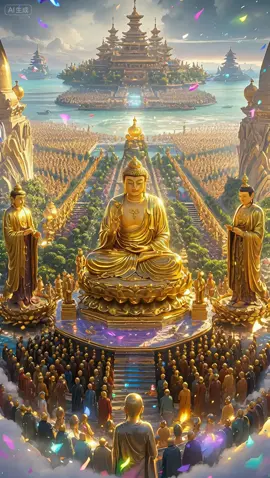 The achievement of the Pure Land of Bliss is as noble and solemn as merit