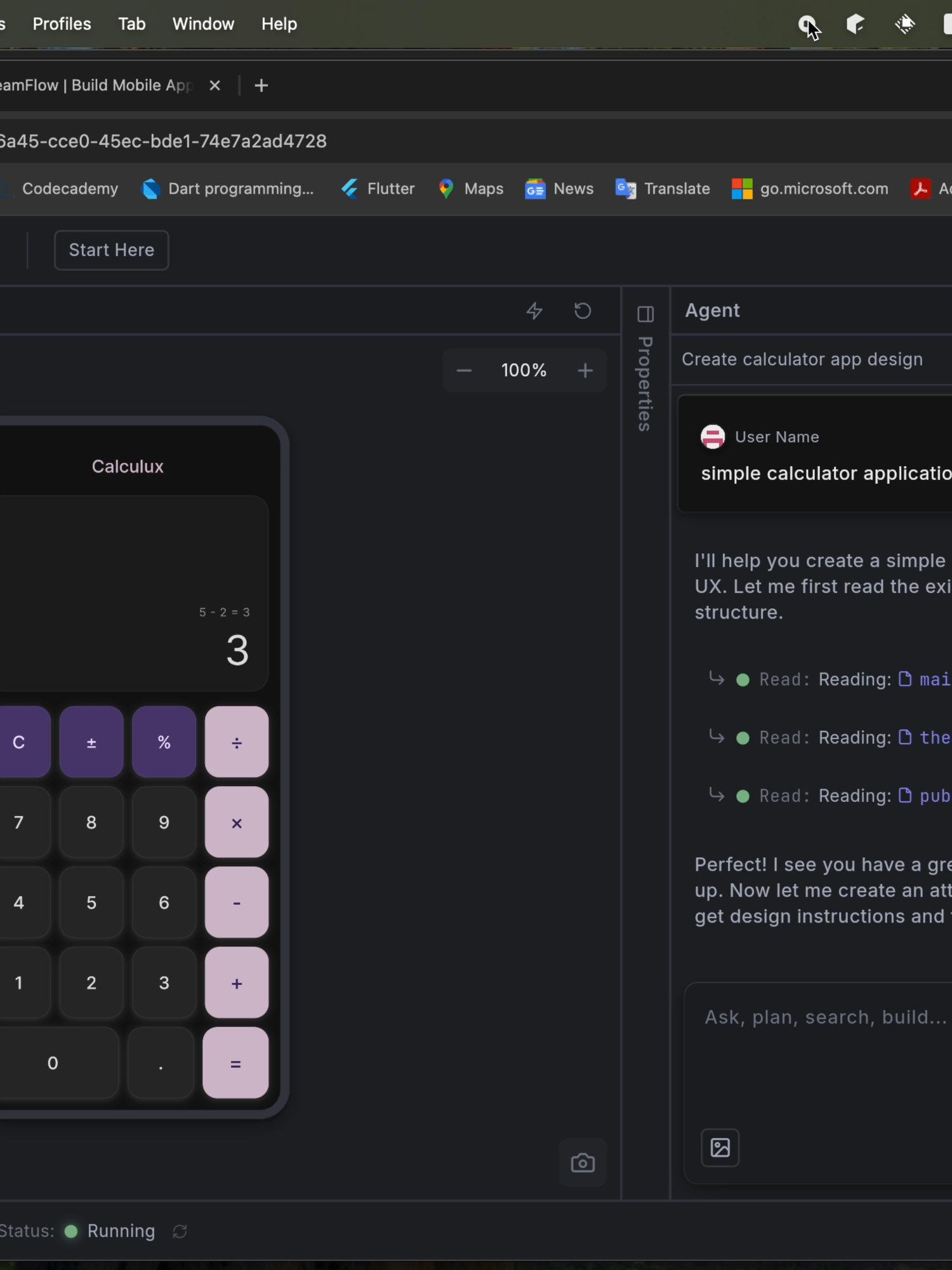 ያለምንም የኮዲንግ እውቀት መተገበሪያ(Application) እንዴት እንስራ ?   ኤአይን በመጠቀም በደቂቃዎች ዉስጥ መተገበሪያ መስራት ተችሏል #dreamflow #AI #coding #HowToCode