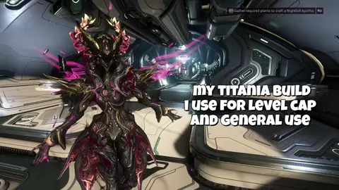 my titiania build for general use and level cap, @Chrisevansleftnutsack asked for this so here you go #warframe 