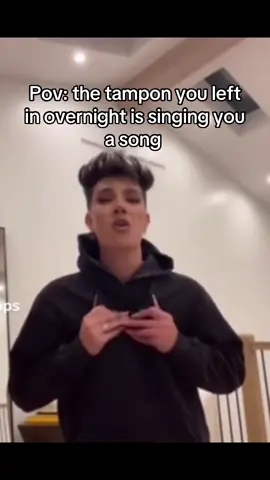 EDIT: stop period shaming each other in my comments none of you are gross and i promise whatever you do is completely normal #jamescharles #relatable 