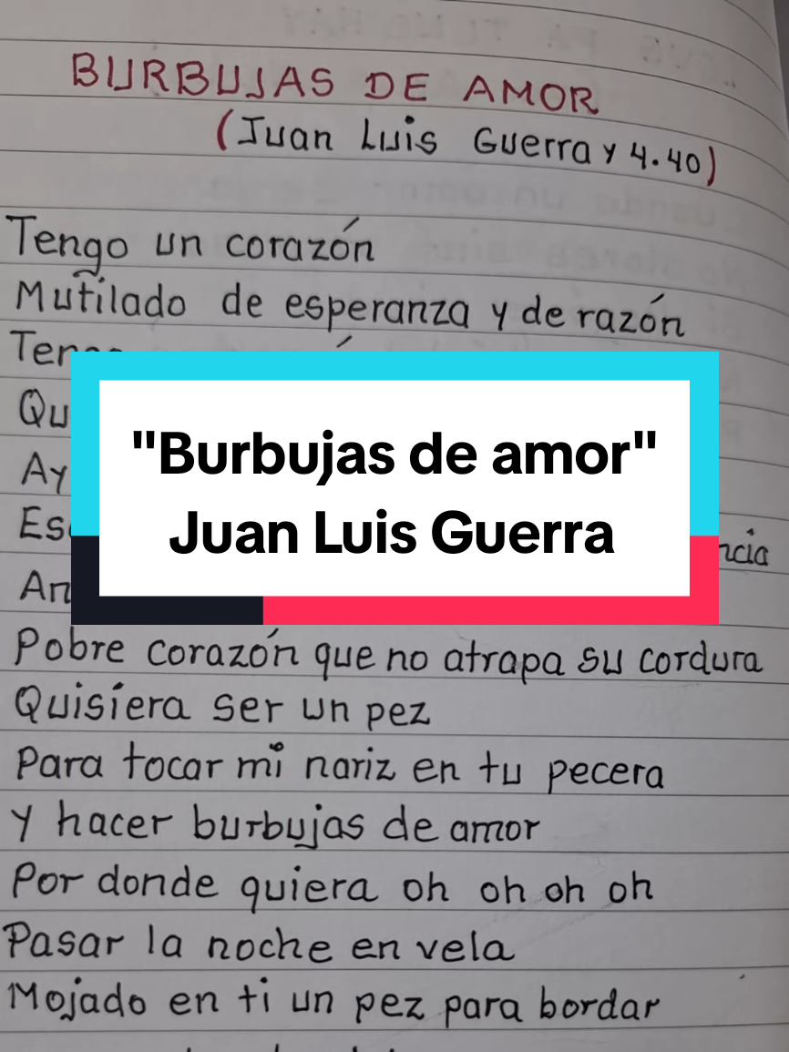 Burbujas de amor - Juan Luis Guerra #juanluisguerra #bachata #letrasdecanciones #paratii #fyp 