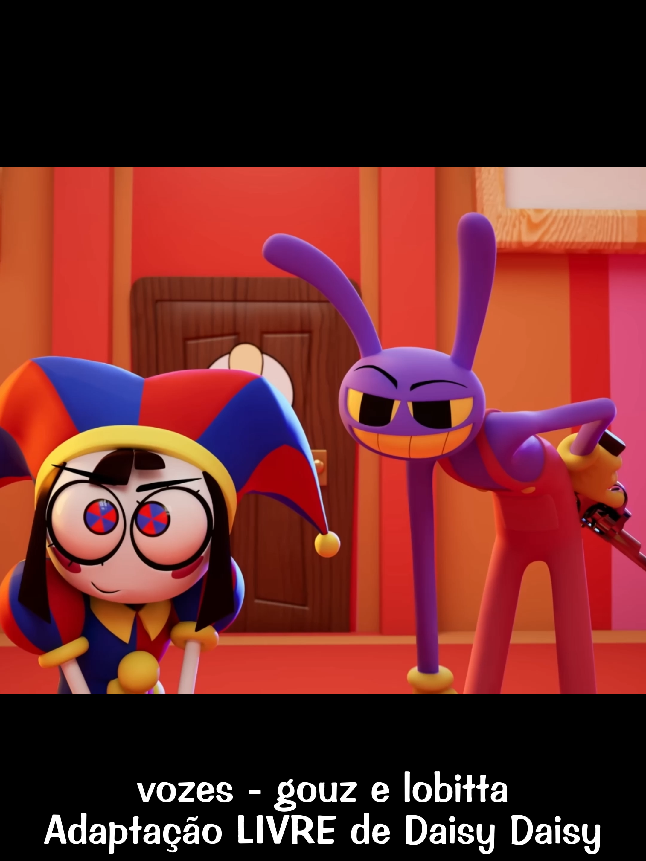 ◆ DAISY DAISY em PORTUGUÊS (Digital Circus) #shorts #pomni #jax #daisydaisy #dub #humor #música #vayozita #foryou #reels #humortiktok #digitalcircus