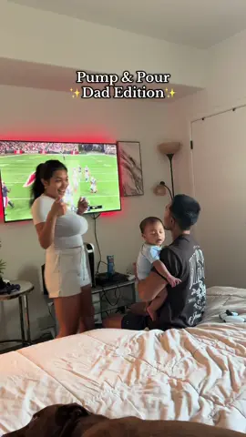 Had to bribe him with a cupcake to get off the new madden @Mason Muong 😭😂🍼 #husbandandwife #marriage #dadsoftiktok #momoftiktok #themuongfamily 