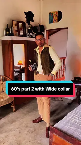 60's part 2 with Wide collar #srilankan_tik_tok🇱🇰 #vintagefashion #vintage #fypシ #viral 