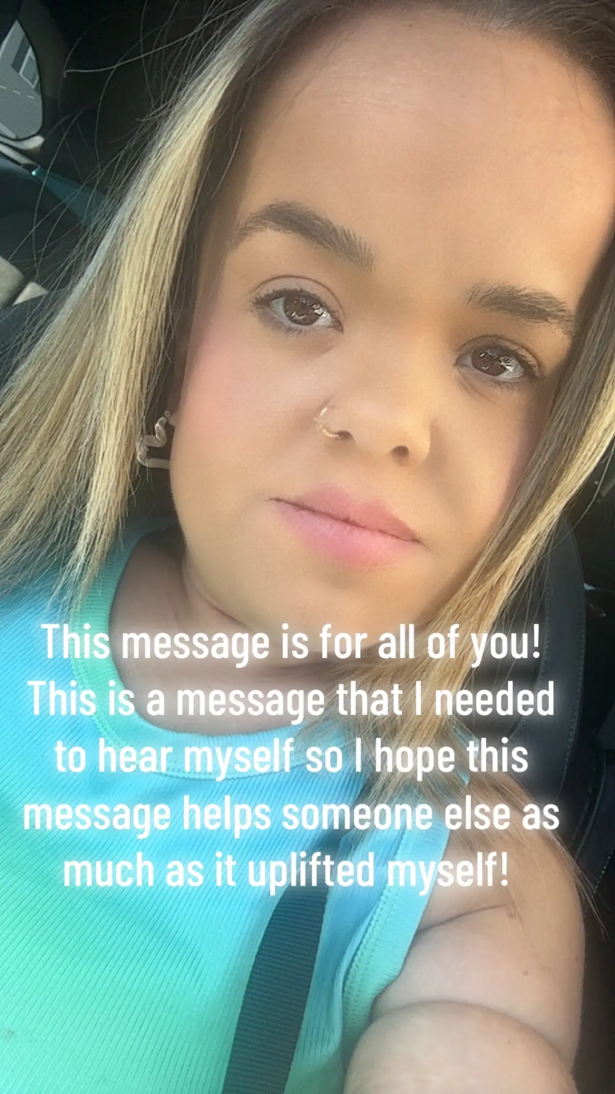 Keep being you and don’t let anyone get you down! If no one has told you lately I will, YOU ARE DOING AMAZING AND I AM PROUD OF YOU!!!! 👏 💕💕💕💕💕💕