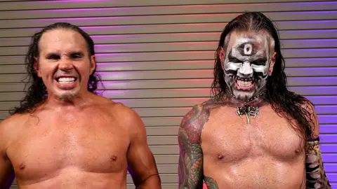 EXCLUSIVE: @MATTHARDYBRAND and @JEFFHARDYBRAND are more motivated than ever after successfully defending the TNA World Tag Team Championships at #TNAEmergence.  @enlightenedjeffhardy @Matthew Hardy @Rubes 🥂  @jeffhardybrand #jeffhardybrand #jeff_hardy #jeffhardy #WWE                              @wwe @rubyhardy_