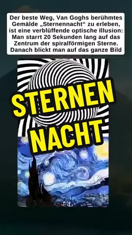 Sternennacht #fypシ #optischetäuschung #illusion #fy #fyp #opticalillusion #soundofsilence 