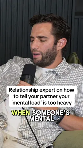 Make 👏 the 👏 mental 👏 load 👏 the 👏 enemy 👏 — not your partner. #twoparentsandapod #podcast #newparents #mentalload 