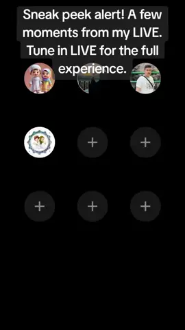 Sneak peek alert! A few moments from my LIVE. Tune in LIVE for the full experience. #tiktoklive #livehighlights 