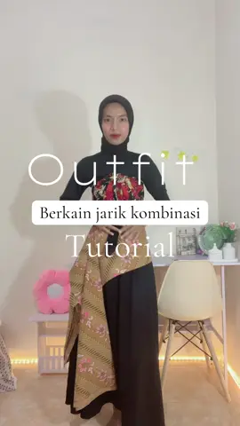 Ide outfit berkain dengan kain jarik batik + hijab motif ✨ #kainjarik #agustusan #styling #kreasikainbatik #serunya17an #kostumkarnaval #tutorialstyle #fashiontiktok #fashionagustusan #outfitkainbatik #outfitideas 