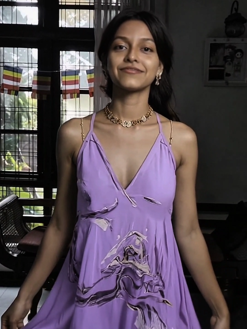 💜️ 🙏 👗 #fashion #fyp  #srilankan_tik_tok🇱🇰  #foryou #trending 
