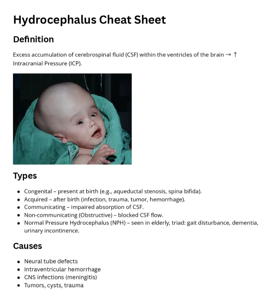 Is a condition that results from build up of excess cerebrospinal fluid in the brain.This causes increased pressure which could potentially damage the brain.#nursingstudent #medicalstudent #medico #registerednurse #nursing 