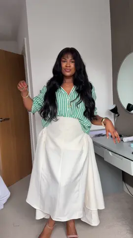 Happy Sunday beautiful people. Long time no church outfit Inspo. . Shirt: @primark  Skirt: it’s a dress. Wig: @strands_perfection  . . #sundayootd #grwm #OOTD #churchoutfitsideas #churchoutfit 