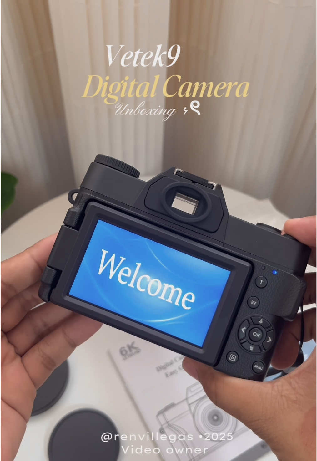 Vetek9 digital camera unboxing 🥹❤️ #fyp #viral #digitalcamera #vetekcamera #digicam 