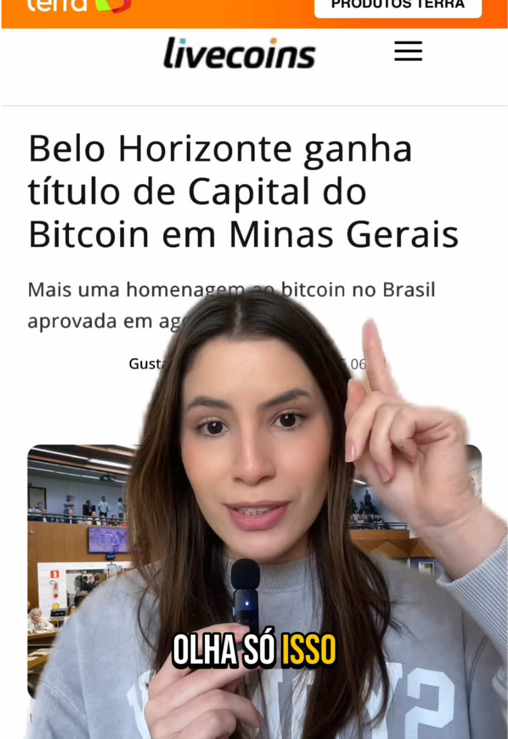 Belo Horizonte ganhou título de capital do Bitcoin em Minas Gerais 🟠🔺 #bitcoin #cripto #belohorizonte #minasgerais 