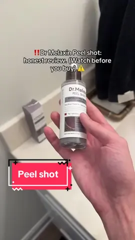 The Dr melaxin peel shot: honest review. ##skincare