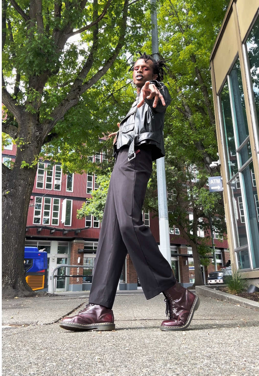 Do I really look like a stand user? #jojoblacco #jojosbizarreadventure #nonbinary #nonbinaryfashion #fyp 