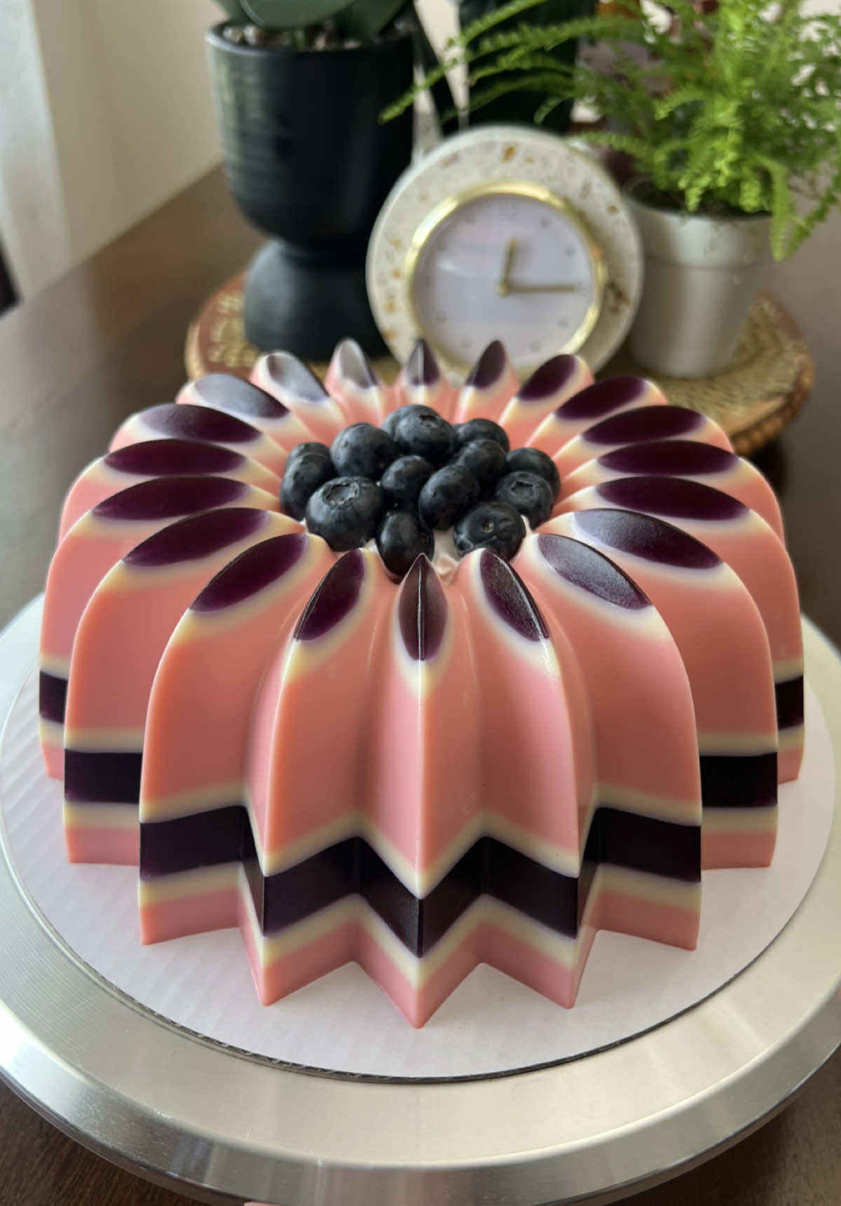 Gelatina de Fresa y Arándanos 🍓🫐 #jellycious_tx #gelatinascreativas #gelatinasartisticas #gelatina #jello 