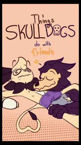 Skully Friendo Info-dump: Staring: Skullies love staring at their friends!! They have the ability to sense friendship from a mile away!! Ose can definitely show you Cuddles: Skullies NEED physical touch daily!! Give em a big hug, or else.. they'll do it themselves.. Kisses: Many have wondered how skullies kiss considering they have no lips. Luckily, Ose is more than willing to demonstrate Tags: #furry #furryartwork #furryart #skulldog #furryfandomart      
