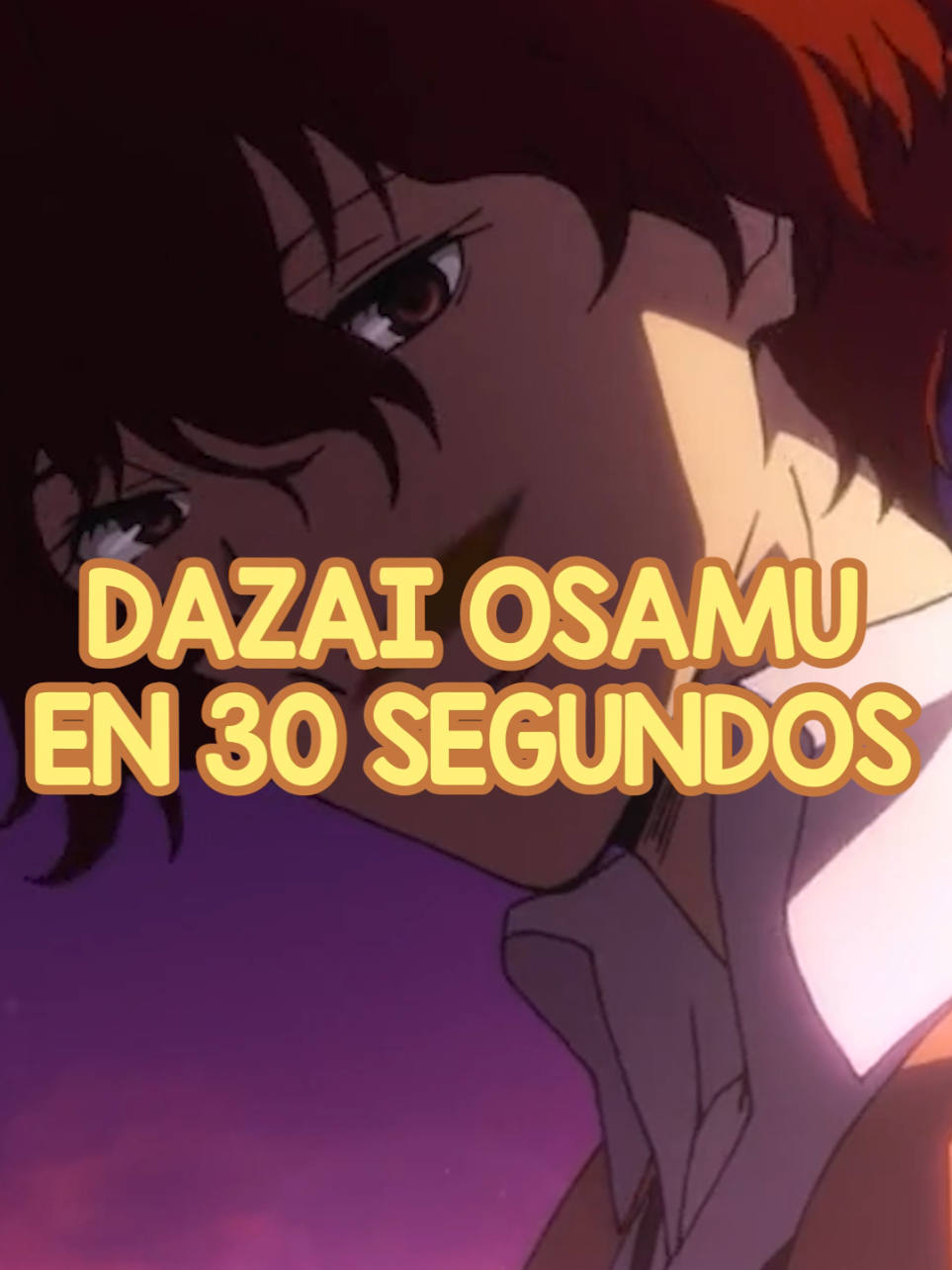 Dazai Osamu en 30 segundos ⏱️#mochamonochrome #dazaiosamu #bungoustraydogs #bsd #anime 