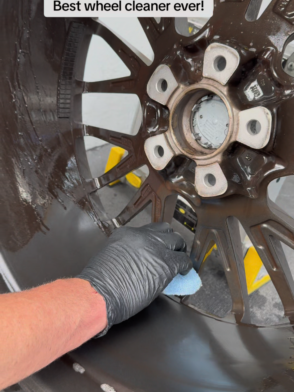 Dura Coating Technology​ Wheely Clean Concentrate - Professional Wheel Cleaner is made to remove the nasty brake dust and oxidation from chrome or aluminum surfaces ✨ Wheely Clean is NOT a degreaser, we are not removing grease or dirt 🚫 Wheely clean is not Purple Power, Dawn dish soap, Simple Green or any other degreaser amateurs use to clean wheels when in fact degreaser do a poor job cleaning wheels as they do NOT react and remove embedded brake dust! 🚫 Don’t forget to protect them with our Wheel Armor Nano after cleaning to reduce brake dust by up to 50% and stop that nasty build up🛡️ This is our most powerful and effective wheel cleaner to remove brake dust and oxidation buildup 💪 Available in Concentrated formula, and ready to use which is diluted 50%, HIGHLY EFFECTIVE wheel cleaner for a FAST & easy wheel cleaning. High performance formula will clean and brighten wheels and rims ✨ Made in USA 🇺🇸 **For matte painted, Black wheels, Non clear coated, or powder coated wheels use our IRON OFF wheel cleaner** #DealsForYouDays #wheelcleaner #detailing #detail #cardetailing #cardetail #detailer #detailers #detailproducts #wheelyclean #duracoatingtechnology #car #cars #truck #trucksofinstagram #trucks #chevy #dodge #ford #gmcsierra 
