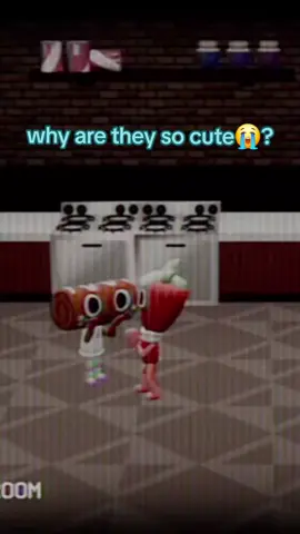 son muy tiernos😭 #dandysworld #roblox #cosmoandsprout #qwelverdandysworld  #DomoGinger 