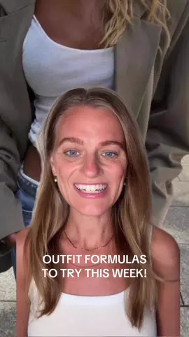 Your weekly outfit formulas!  Shop all my favorite items to create these looks on my LTK linked in bio!  Monday:  white tank top and your favorite denim  Tuesday: a silk pant and a top that supports your lifestyle Wednesday: trouser short and a button-down Thursday: Poplin skirt and a simple top Friday: color combination of butter yellow, and white ##wardrobestylist##capsulewardrobe##outfitformulas##consciousstyling